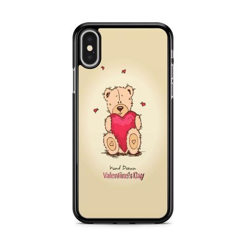 Coque Pour Iphone Xs Max Amour Saint Valentin Ourson Peluche Coeur ... on Productcaster.