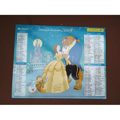 Almanach Du Facteur 2003 Belle Et La Bete/Peter Pan on Productcaster.