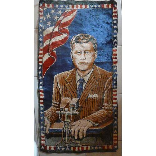 Tapis À L'effigie De John Fitzgerald Kennedy on Productcaster.