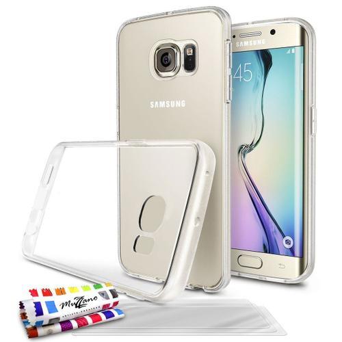 Samsung Galaxy S6 Edge Coque Souple Silicone (Tpu), Trois Films on Productcaster.