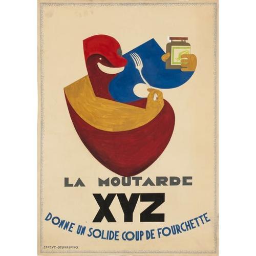 Affiche Xyz Moutarde on Productcaster.