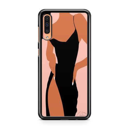 Coque Pour Samsung Galaxy A50 Line Art Drawing Bébé Amour Animaux W... on Productcaster.