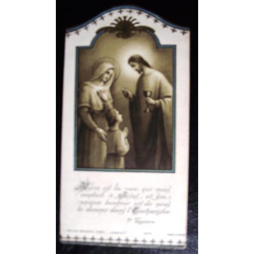 Image Pieuse: Souvenir De La Première Communion Faite En L'église S... on Productcaster.