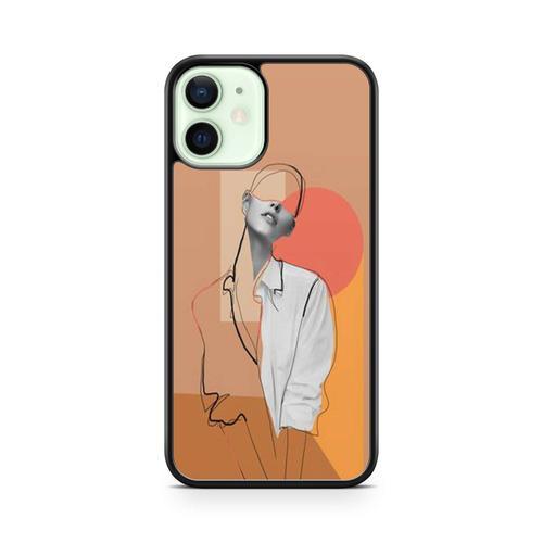 Coque Pour Iphone 11 Pro Max Line Art Drawing Bébé Amour Animaux Wo... on Productcaster.