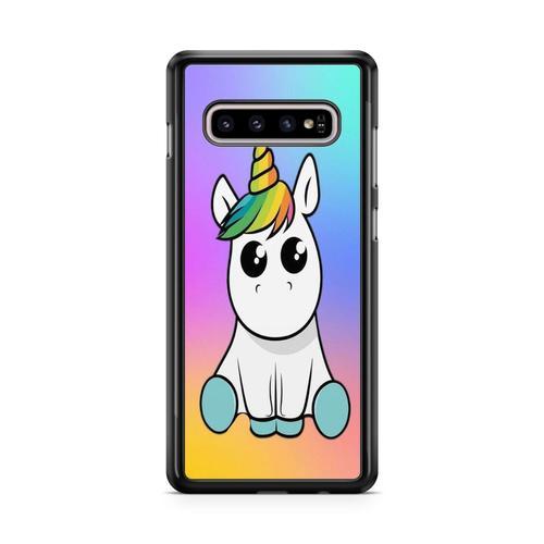 Coque Pour Samsung Galaxy S10 Licorne Unicorn Cute Cheval Animaux M... on Productcaster.