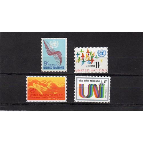 Timbres De Poste Aérienne Des Nations Unies, Bureau De New-York on Productcaster.