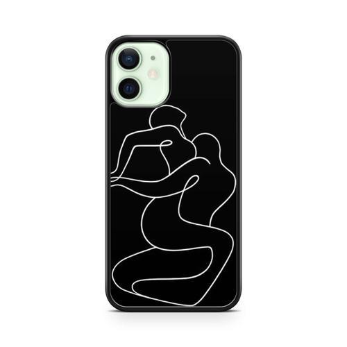 Coque Pour Iphone 15 Pro Silicone Tpu Line Art Drawing Bébé Amour A... on Productcaster.