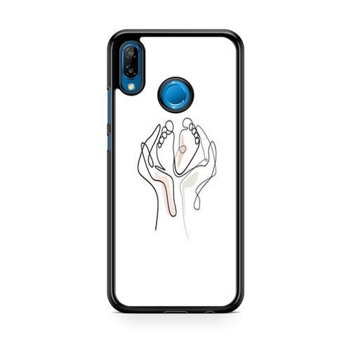 Coque Pour Samsung Galaxy A40 Line Art Drawing Bébé Amour Animaux W... on Productcaster.