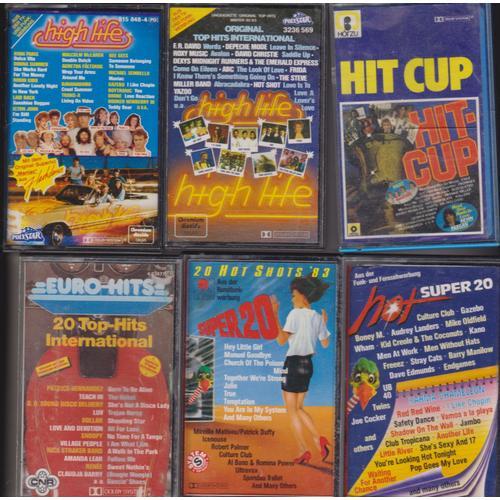 6 Cassettes Audio Compilations 120 His En Versions Originales - H... on Productcaster.