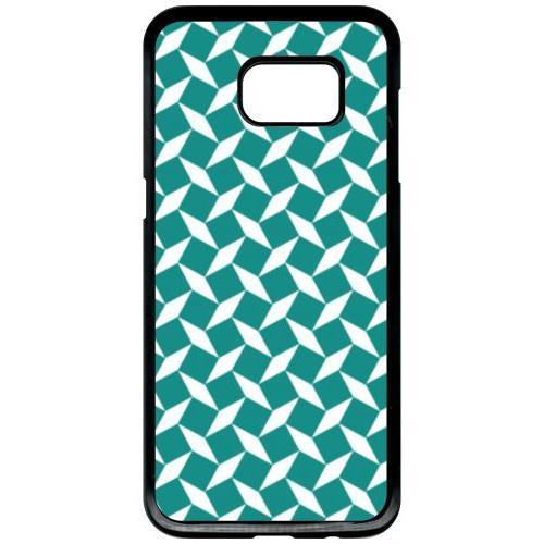 Coque Pour Smartphone - Carreau Bleu Canard - Compatible Avec Samsu... on Productcaster.