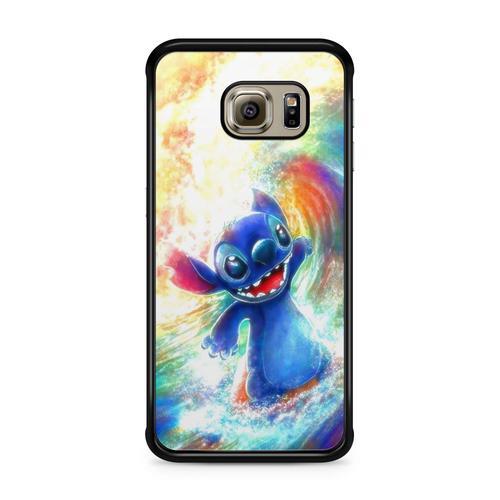 Coque Pour Samsung Galaxy S6 Edge Disney Stitch Dessin Animé Cute P... on Productcaster.