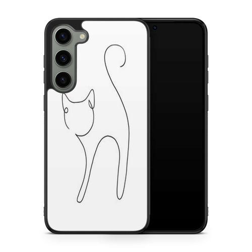 Coque Pour Samsung Galaxy S24 Plus Line Art Drawing Bébé Amour Anim... on Productcaster.