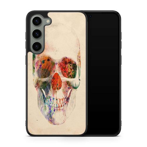 Coque Pour Samsung Galaxy S24 Fe Silicone Tpu Tete De Mort Skull Sa... on Productcaster.