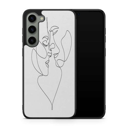 Coque Pour Samsung Galaxy A24 Line Art Drawing Bébé Amour Animaux W... on Productcaster.