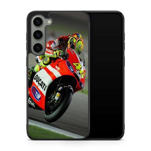 Coque Pour Samsung Galaxy A14 Silicone Tpu Valentino Rossi Moto The... on Productcaster.