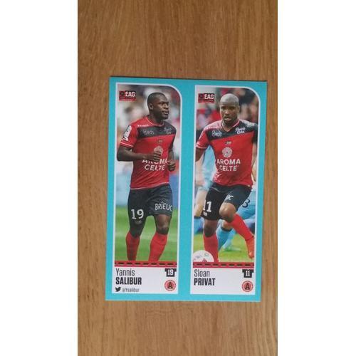 Image 228 Et 229 Panini Foot 2017 -Yannis Salibur- -Sloan Privat- G... on Productcaster.