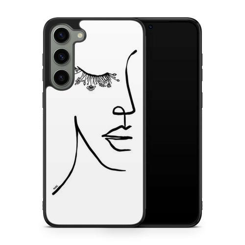 Coque Pour Samsung Galaxy A14 Silicone Tpu Line Art Drawing Bébé Am... on Productcaster.