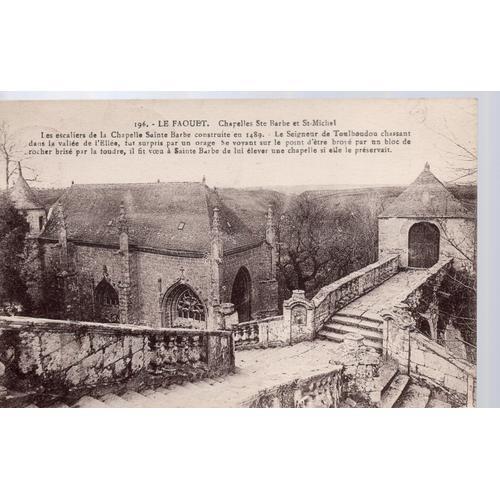 Carte Postale Du Faouet (Morbihan) Chapelles Sainte-Barbe Et Sain... on Productcaster.