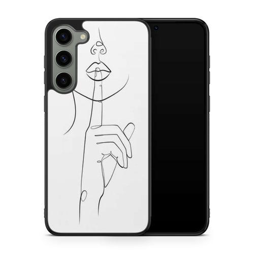 Coque Pour Samsung Galaxy A55 Line Art Drawing Bébé Amour Animaux W... on Productcaster.