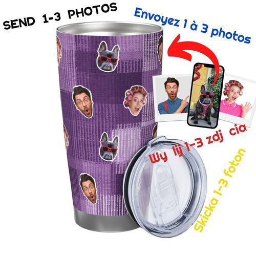 Gobelet Personnalisé Avec Visage 590ml Patchwork Ombré = 49 Tasse D... on Productcaster.