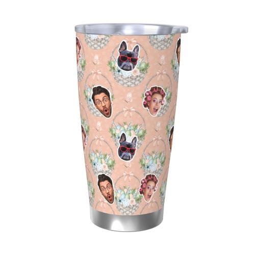 Gobelet Personnalisé Avec Visage 590ml Joyeuses Pâques =3 Tasse De ... on Productcaster.