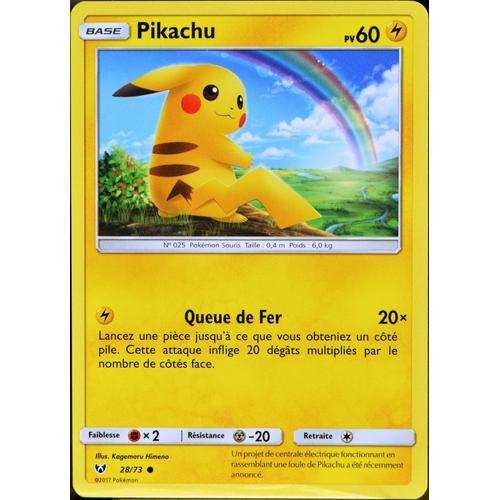 Carte Pokémon 28/73 Pikachu 60 Pv on Productcaster.