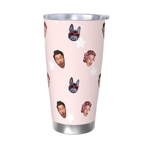 Gobelet Personnalisé Avec Visage 590ml Coeurs De Chat Mignons = 5 T... on Productcaster.