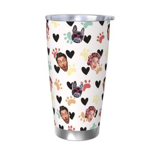 Gobelet Personnalisé Avec Visage 590ml Chat =7 Tasse De Café Pour V... on Productcaster.