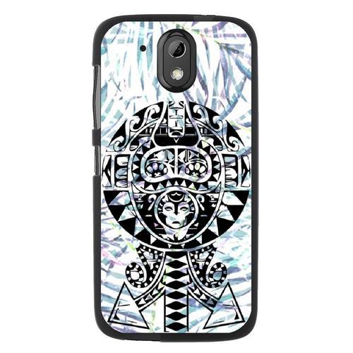 Coque Souple Pour Htc Desire 526 Avec Impression Motifs Maori on Productcaster.