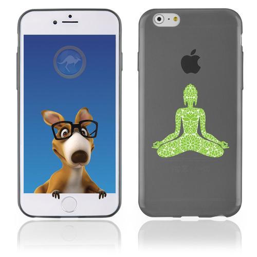 Coque Souple En Gel Pour Apple Iphone 6 Avec Impression Bouddha Vert on Productcaster.