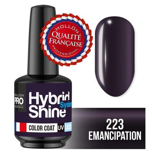 Mini Vernis Semi-Permanent Hybrid Shine Mollon Pro 8ml 223 on Productcaster.