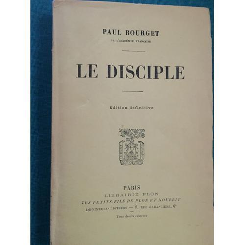 Le Disciple. Edition Définitive on Productcaster.