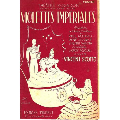 Les Violettes Impériales.Vincent Scotto. on Productcaster.