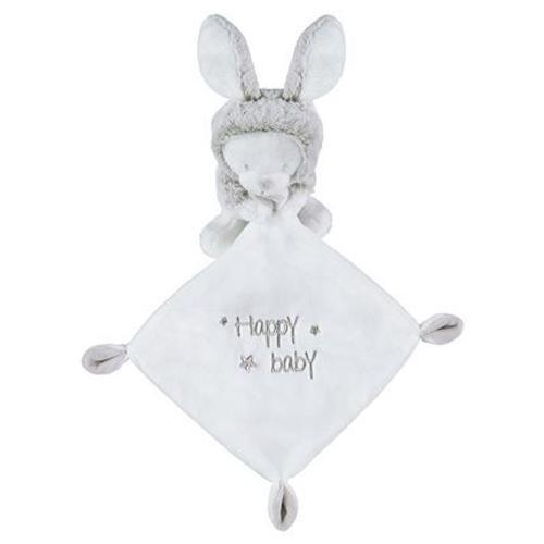 Doudou Ours Blanc Capuche Oreilles Lapin Orchestra Premaman Mouchoi... on Productcaster.