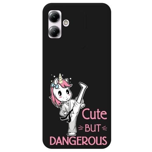 Coque Noir Pour Motorola G14 Licorne Dangerous on Productcaster.