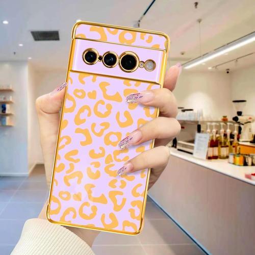 Esong Coque Femme Pour Google Pixel 7 Pro,Animaux Motif Léopard,Etu... on Productcaster.