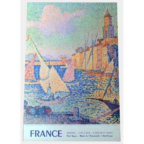 Affiche St Tropez Peinture Paul Signac on Productcaster.