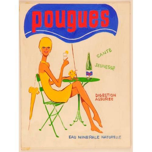 Affiche Eau Minérale Pougues on Productcaster.