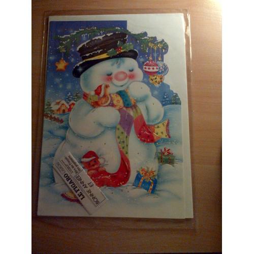 Carte De V¿Ux Bonhomme De Neige on Productcaster.