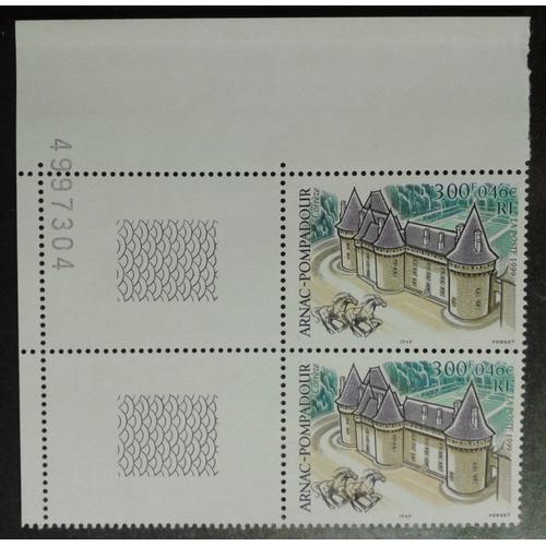 Bloc De 2 Timbres France 1999 Yvert Et Tellier N°3279 Arnac Pompado... on Productcaster.