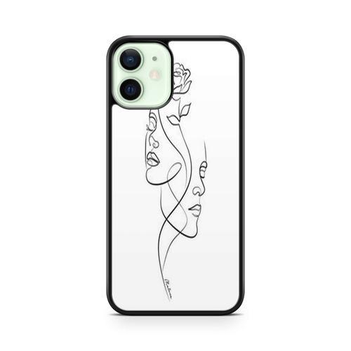 Coque Pour Iphone 15 Silicone Tpu Line Art Drawing Bébé Amour Anima... on Productcaster.