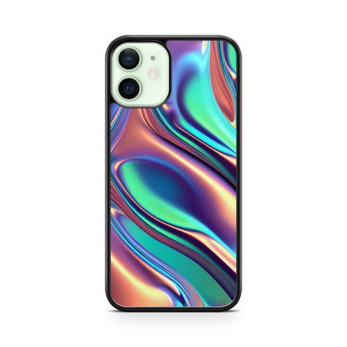 Coque Pour Iphone 12 Pro Silicone Tpu Metal Liquid Abstrait Art Ref... on Productcaster.