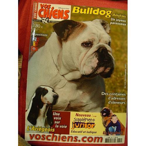 Vos Chiens Magazine : Bulldog Anglais 259 on Productcaster.