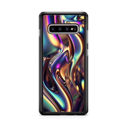 Coque Pour Samsung Galaxy S10 Metal Liquid Abstrait Art Ref 1670 on Productcaster.