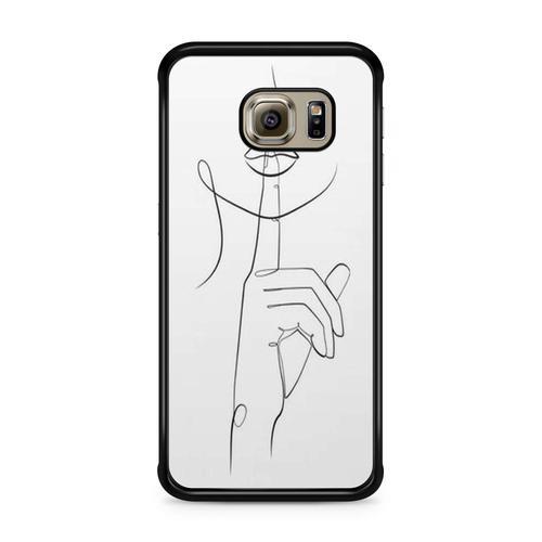 Coque Pour Samsung Galaxy S7 Silicone Tpu Line Art Drawing Bébé Amo... on Productcaster.