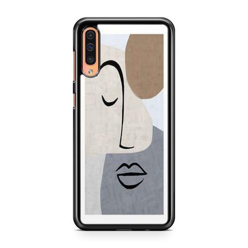 Coque Pour Samsung Galaxy A70 Line Art Drawing Bébé Amour Animaux W... on Productcaster.