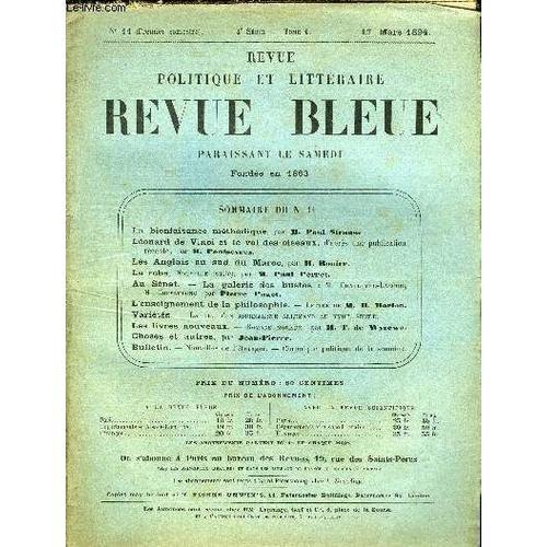 Revue Bleue - Revue Politique Et Litteraire 31e Annee N°11 - La Bie... on Productcaster.