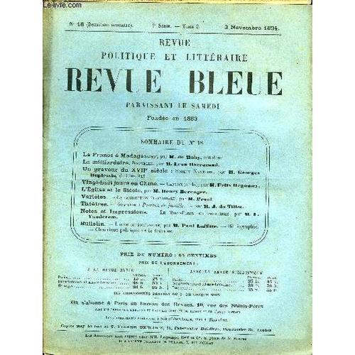 Revue Bleue - Revue Politique Et Litteraire 31e Annee N°18 - La Fra... on Productcaster.