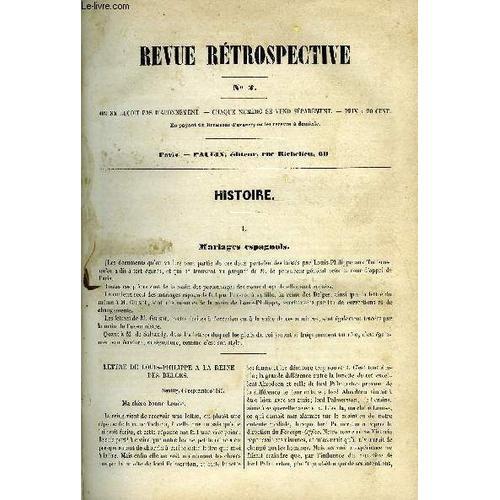 Revue Retrospective Ou Archives Secretes Du Dernier Gouvernement N°... on Productcaster.