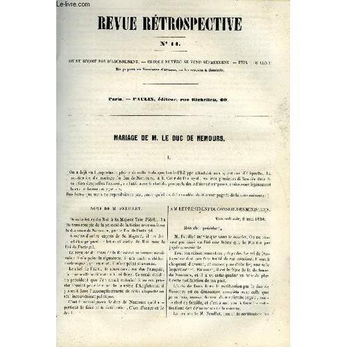 Revue Retrospective Ou Archives Secretes Du Dernier Gouvernement N°... on Productcaster.